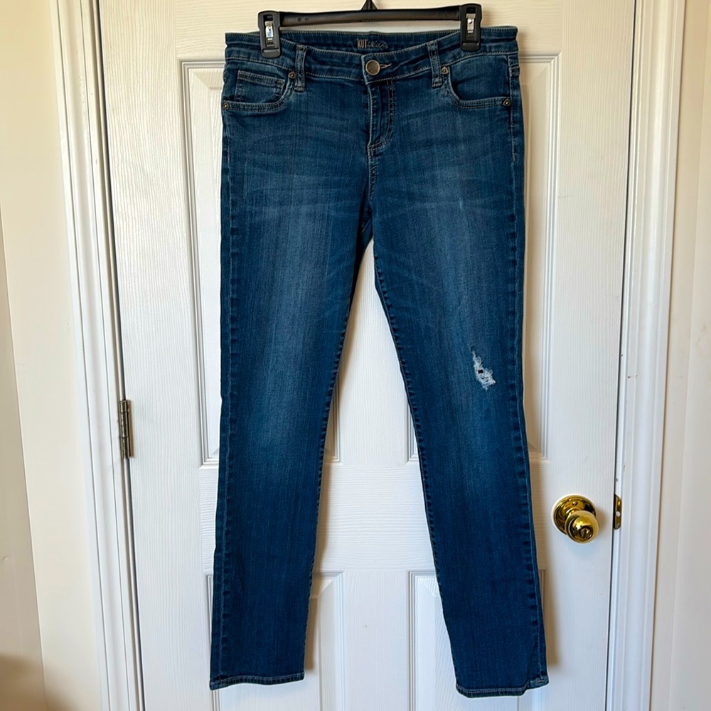 Kut from the Kloth Distressed Boyfriend Denim Jeans Size 8